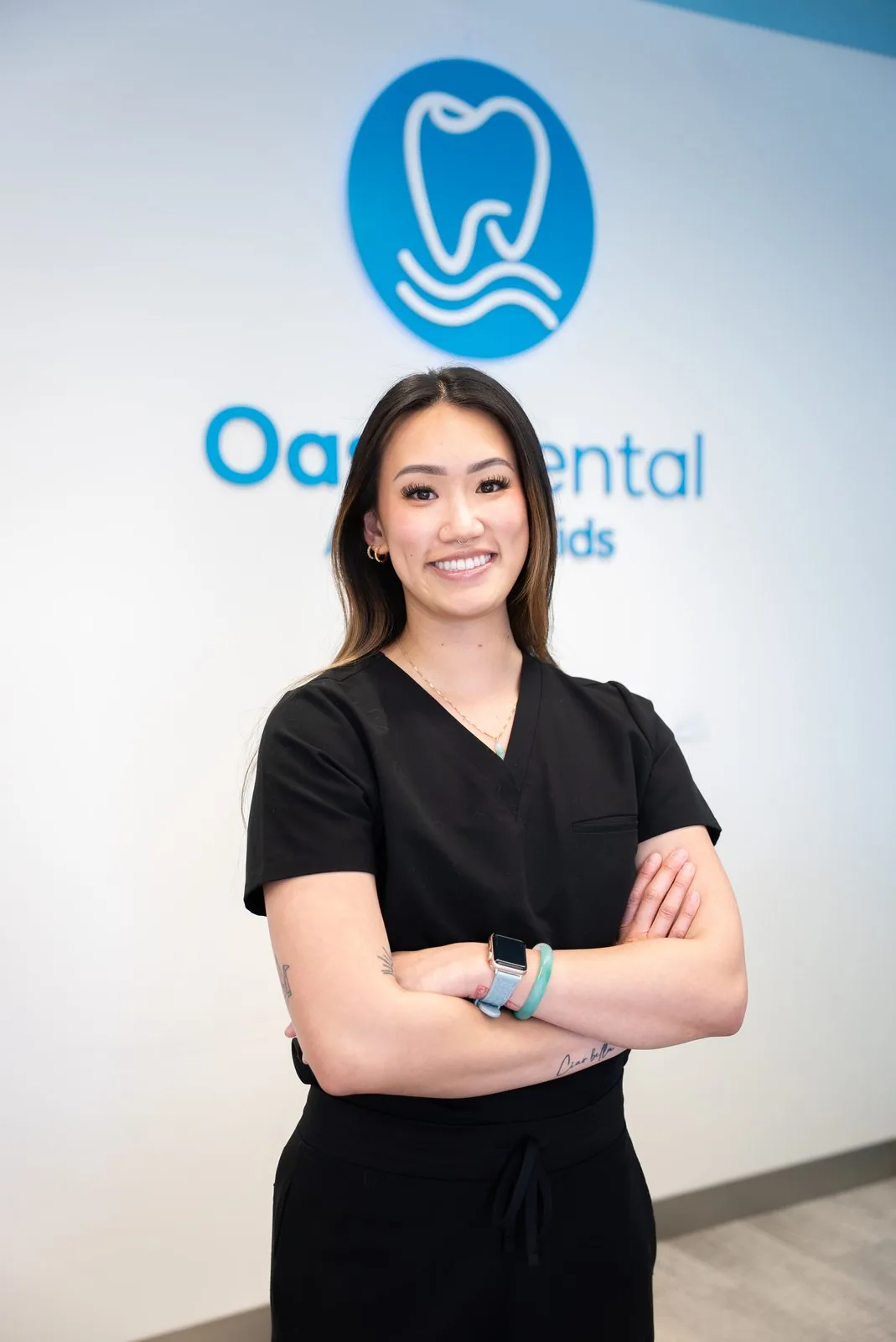 Dr. Amanda Ta smiling at Oasis Dental